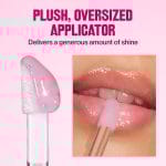 REVLON Super Lustrous Glimmer Lip Oil, Moisturizing & Tinted, Shiny Finish, Made with Plant-Based Squalane, 005 Vio-lit, 0.13 fl oz - Image 5