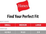 Hanes boys Socks, Double Tough Cushioned Ankle and No Show, 12-pair Packs - Image 4
