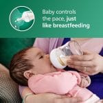 Philips Avent Natural Glass Baby Bottles with Natural Response Nipples (Slow Flow, Flow 2), 4oz, 4-Pack, SCY910/04 - Image 3