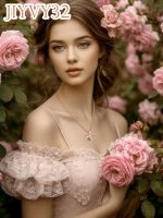 Rose Heart Necklaces for Women, Rose Gold Forever Love Jewelry with 2 Birthstones Pendant, Christmas Anniversarry Birthday Gifts for Her Wife Mom Grandma Daughter, 18+2 Inch Chain - Image 4