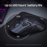 HyperX Pulsefire Haste – Wireless Gaming Mouse – Ultra Lightweight, 61g, 100 Hour Battery Life, 2.4Ghz Wireless, Honeycomb Shell, Hex Design, Up to 16000 DPI, 6 Programmable Buttons – Black, 4P5D7AA - Image 3