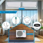 Daikin 2-Zone (9,000 BTU + 9,000 BTU) CIRRA Series Mini Split Air Conditioner Heat Pump System with Maxwell 15 ft. Installation Kit and Wall Bracket - Image 4