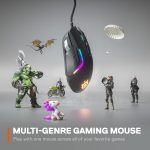 SteelSeries Rival 5 Gaming Mouse with PrismSync RGB Lighting and 9 Programmable Buttons – FPS, MOBA, MMO, Battle Royale – 18,000 CPI TrueMove Air Optical Sensor - Black - Image 3
