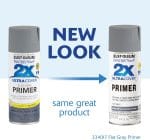 Rust-Oleum 334017 Painter's Touch 2X Ultra Cover Spray Primer, 12 oz, Flat Gray - Image 3