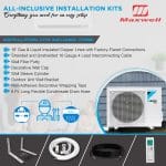 Daikin 18,000 BTU 21 SEER2 Oterra R32 Series Ductless Mini-Split Air Conditioner with Installation Kit and Wall Bracket- 230V - Image 5