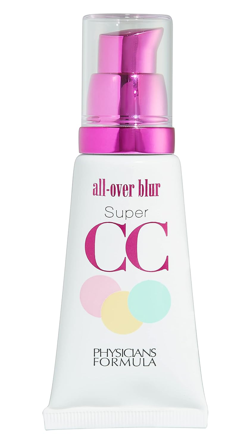 Physicians Formula Super CC+ Cream Foundation, Light Medium, Dermatologist Approved, Color-Correction and Care All-Over Blur CC Cream - Image 3