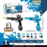 Electric Water Gun for Adults Kids,Full Automatic Electric Squirt Gun 28-32 FT Range Water Pistol Blaster Soaker,Water Playing Toys for Outdoor Yard Beach Pool(Black+Blue) - Image 4