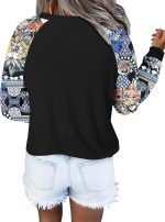 Angerella Womens Long Sleeve Shirts Casual V Neck Sweatshirts Loose Fit Lightweight Pullover Tops - Image 5