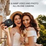 Yatao Digital Camera with WiFi, 64MP Photography and 4K 5K Vlogging Camera Kit for YouTube, Front and Rear Dual Camera for Convenient Selfie, Equipped with 64GB Micro Card - Image 3