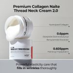 MDP+ PREMIUM COLLAGEN NAITE THREAD NECK CREAM 2.0, Skin Tightening, Firming, 3.38oz/100ml, Anti-aging, Moisturizer Face Cream, Neck & Décolleté Wrinkles, Soft Smooth Skin - Image 3