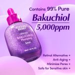 EQQUALBERRY Bakuchiol Plumping Face Serum - Retinol Natural Alternative for Sensitive Skin, with Niacinamide & Hyaluronic Acid, Pore & Wrinkle Korean Skin Care (1.01oz / 30ml) - Image 3