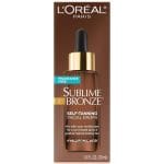 L'Oreal Paris Sublime Bronze Self Tanning Facial Drops with Hyaluronic Acid, Gradual Tan, Fragrance-Free, 1 fl. Oz - Image 3