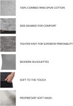 Custom T Shirts Front & Back Add Your Text Ultra Soft for Men & Women Cotton T Shirt - Image 6