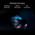 ASUS ROG Spatha X Wireless Gaming Mouse – MMO/MOBA Design, 12 Programmable Buttons, Right-Handed, 168g, Dual-Mode (Wired/2.4GHz), 19K DPI, up to 67Hr Battery, Magnetic Charging Dock, PC/Mac Support - Image 3