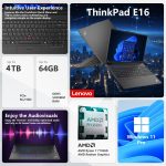 Lenovo ThinkPad E16 Gen 2 Business Laptop Computer, AMD 8-Core Ryzen 7 7735HS (Beat i7-1355U), 32GB DDR5 RAM, 1TB PCIe SSD, 16" FHD+, WiFi 6, Backlit KB, Fingerprint Reader, Windows 11 Pro, Vent-Hear - Image 3