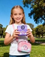 Kids Camera Instant Print, Dual-Lens Digital Video Camera with 32GB SD Card, 5-Color Paper, Portable Carry Case, Christmas Birthday Gift for Boys Girls Ages 3-12 - Image 3