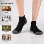Heatuff Mens Cushioned Ankle Socks, Breathable Moisture Wicking Low Cut Casual Socks (7 Pairs) - Image 4