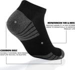 Heatuff Mens Cushioned Ankle Socks, Breathable Moisture Wicking Low Cut Casual Socks (7 Pairs) - Image 5