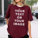 Custom Your Text Shirt, Personalized Your Image T-Shirt, Customized Your Photo Shirt Sweatshirt Hoodie - Image 8