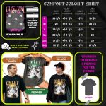 Generic Personalized Bootleg Rap Shirts for Girlfriend & Boyfriend, Custom Tee with Vintage Face Photo, Gift Idea for Birthday and Valentines Day Black, Small-XX-Large - Image 6