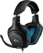 Logitech G432 Wired Gaming Headset, 7.1 Surround Sound, DTS Headphone:X 2.0, Flip-to-Mute Mic, PC (Leatherette) Black/Blue - Image 3