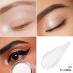 Oulac Shimmer White Cream Eyeshadow Primer| Highlighter Waterproof & Long Lasting Glitter Eyeshadow Natural Color Eye Shadow for Women 6g (01) - Image 4