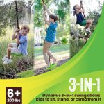 Swurfer Disco Tree Swing - Swing Sets for Backyard, Outdoor Swing, Swingset Outdoor for Kids, Easy Installation, Heavy Duty, Adjustable - Image 3