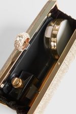 BABEYOND Clutch Purses for Women - Evening Bag Glitter Pleated Clutch for Bride Party Prom Wedding - Image 4