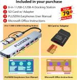 HP 17.3" FHD Business & Student Laptop Computer, 64GB RAM 2.5TB Storage (2TB SSD+512GB Docking Station Set), 6-Cores AMD Ryzen 5, Windows 11 Pro, PLUSERA Earphones, Silver - Image 3