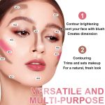 6 Colors Cream Contour Stick Makeup Kit, Shades with Highlighter, Blush and Double-End Bronzer Contour Stick for Sculpt the Cheeks, Long Lasting, Waterproof, Matte & Dewy Finish(SET A) - Image 4