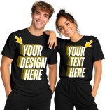 Custom T-Shirt for Men & Women - Personalized Tshirts with Photo and Text - Front and Back Printed Unisex Shirt - Image 3