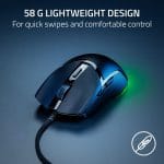 Razer Cobra Wired Gaming Mouse: 58g Lightweight Design - Gen-3 Optical Switches - Chroma RGB Lighting with Underglow - Precise 8500 DPI Optical Sensor - 100% PTFE Mouse Feet - Speedflex Cable - Black - Image 3