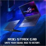 ASUS ROG Strix G18 Gaming Laptop, AMD Ryzen 9-9955HX, 64 GB DDR5 RAM, 2 TB PCIe SSD, 18" 2.5K (2560x1600) 240Hz Display, Nvidia G-Force RTX 5070, 4-Zone RGB Keyboard, W11 Pro, Eclipse Gray - Image 3