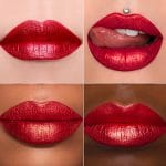 MAKI YIKA Red Lipstick for Women Metallic Lipsticks Glitter Long Lasting Lipstick No Smudge No Transfer Liquid Lip Gloss (BR20 Crushed Ruby) - Image 3