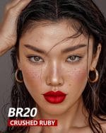 MAKI YIKA Red Lipstick for Women Metallic Lipsticks Glitter Long Lasting Lipstick No Smudge No Transfer Liquid Lip Gloss (BR20 Crushed Ruby) - Image 4