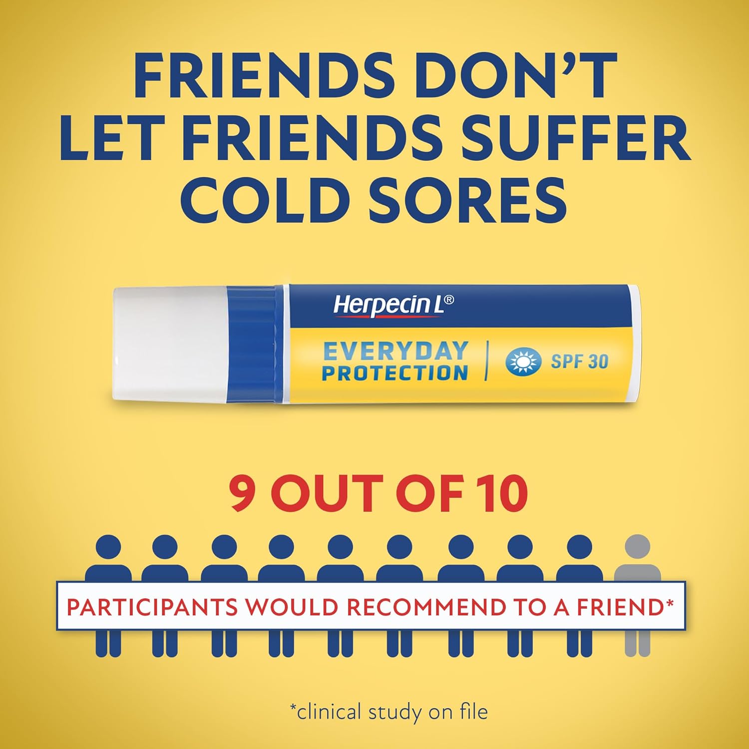 Herpecin L Lip Balm Stick; Cold Sore Sun & Fever Blisters and Chapped Lips Relief Lip Balm with SPF30, Lemon Balm, and Lysine, 0.1oz - Image 3