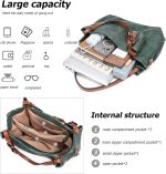 myfriday Casual Faux Leather Tote Hobo Bag for Women, Soft Shoulder Bag Crossbody Satchel Purse and Handbag - Image 4