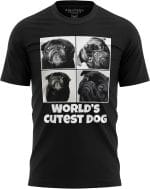 Custom Shirt for Men and Women, ADD Any 4 Images and Text, Customized Shirts, Design Your Own T-Shirt Black - Image 3