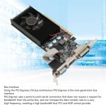 GT210 Graphics Card, DDR3 1GB 64bit Gaming Graphics Card with DVI VGA Ports, PCIe 2.0, Supports for DirectX10.1, Computer Graphics Card for Office Video Game - Image 3