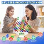 48 Pcs Game Gifts, Balance Stacking Blocks Game，Perfect for Family, Parties, Travel,Boys Girls Gifts，Novelty Toy Gift for Kids or Friends - Image 4