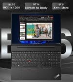 Lenovo ThinkPad E16 Gen 2 Business Laptop (16" FHD+ Anti-Glare, Intel Core Ultra 5 125U (> i7-1355U), 32GB DDR5 RAM, 1TB SSD) Fingerprint, Backlit, Webcam, Ethernet, Win 11 Pro, 2025 AI PC, Black - Image 3