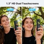 SJCAM C300 Travel Vlogging Combo for YouTube,4K Pocket Action Camera with Stabilization,154° Wide FOV Video Recroding,64GB Card,7h use time,30m Waterproof Body cam, Werable Camera for reators,Kids - Image 3