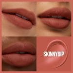 MAYBELLINE Super Stay Teddy Lip Tint, Long Lasting Matte Lipstick For Up To 12HR Wear, Skinnydip, 1 Count - Image 3
