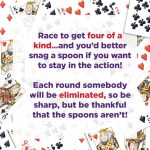 Spoons in a Case, Card Games for Kids - Spoons Game, Fun Family Games for Kids and Adults, Game Night, Travel Games, 3-6 Players, Ages 7+ - Image 6