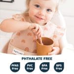 Tiny Twinkle Mess Proof Baby Bibs for Eating – Waterproof, Wipeable Toddler Bibs with Pocket – Baby Food Bibs for Girls & Boys(3 Pack,Unicorn) - Image 3