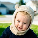 Baby Winter Hat Bear Ears Beanie, Soft Knit Balaclava for Baby Boys & Girls, Warm Infant Toddler Hat for 0–6 Months - Image 7