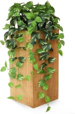 alyptus Fake Pothos Hanging Plants - 33" Set of 2 Artificial Silk Ivy Vines with Pots, Realistic Faux Greenery for Indoor Home Decor, Low Maintenance Hanging Plant Decoration (Golden Green) - Image 3