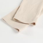 Artfish Women's Round Neck Long Sleeve Knit Ribbed Fitted Crop Top Casual Basic Shirts - Image 4