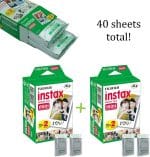 Fujifilm Instax Mini 11 Instant Camera Charcoal Gray + Fuji Film Value Pack (40 Sheets) + Shutter Accessories Bundle, Incl. Compatible Carrying Case, Quicksand Beads Photo Album 64 Pockets - Image 3