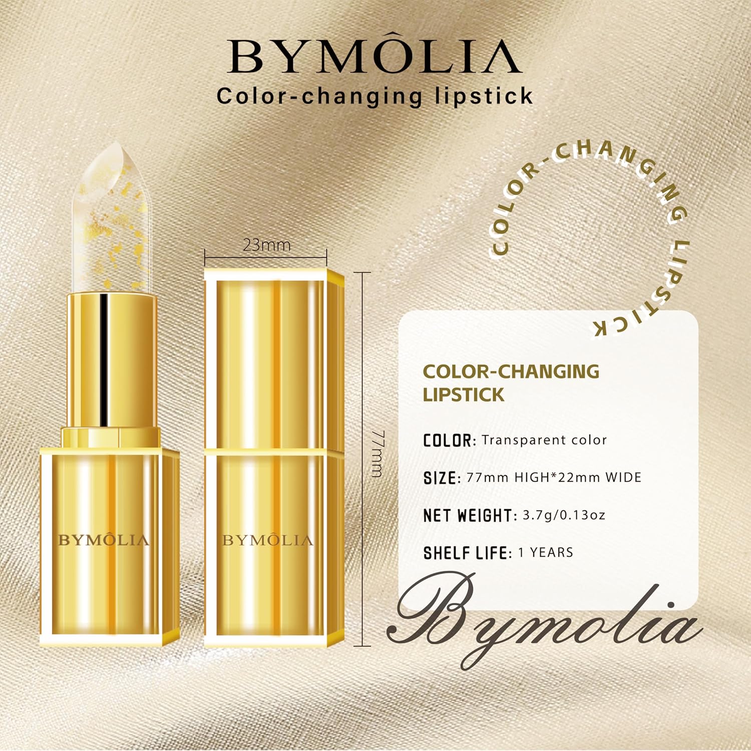 Transferproof Color-Changing Lipstick – pH Activated Tint Balm for Personalized Color, Long-Lasting Moisturizing Lip Glow, Hydrating & Non-Sticky Formula, Suitable for All Skin Tones - Image 3